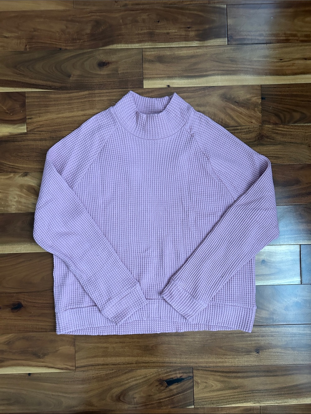 The North Face Lilac Waffle Mock Neck Sweater